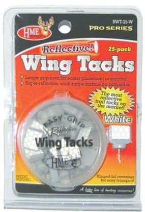Picture of HME RWT-25W Reflective Wing Tack 25P White