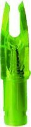 Picture of Bohning 1006LM Signature Nocks Flourescent Lime 12Pk