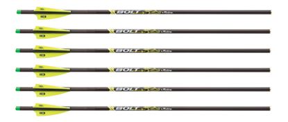 Picture of Victory XBOLT-20FXG-6 Xbolt 20" Half Moon Nock Fletched-6 Pack