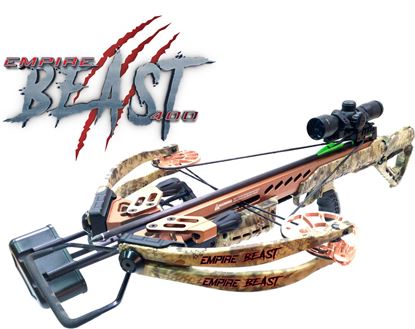 Picture of SA Sports 648 Empire Beast 400 Crossbow Package - 400 FPS - Illuminated Scope, Quiver, Arrows, Rope Cocking Device, Sling