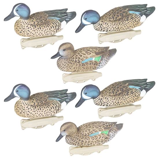 Picture of Flambeau 8016SUV Storm Front 2 Classic Blue-Winged Teal Decoys, HD Winter Plumage, UVision Paint, 6 Pack