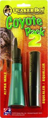 Picture of Quaker Boy 62630 Coyote Predator Calls 2 Pack, Coyote Howler & Screemin' Cottontail (062669)