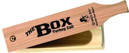 Picture of Quaker Boy 13603 The Box Turkey Box Call, Poplar/Maple, Compact