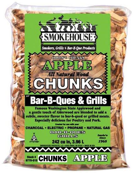 Picture of Smokehouse 9770-010-0000 Wood Chunks 1.75 Lb Bag Apple