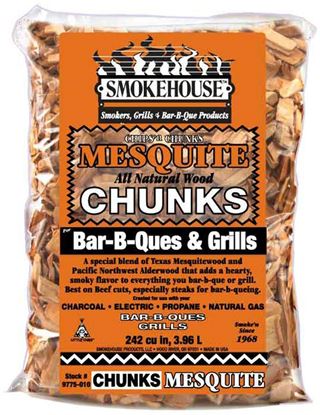 Picture of Smokehouse 9775-010-0000 Wood Chunks 1.75 Lb Bag Mesquite