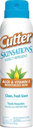 Picture of Cutter HG-96172 Skinsations Insect Repellent Aerosol 6oz, 7% DEET