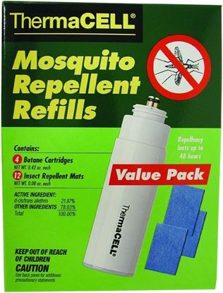 Picture of Thermacell R4 Mosquito Repellent Refill Pack for Repellers, Lanterns and Torches, 48 Hour Value Pack (475483)