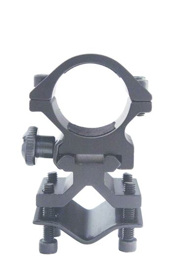 Picture of Predator Tactics 97393 Tactical Rifle Mount 1"Ring 70mm Hgt Scope Base Mounts to Picatinny Rails