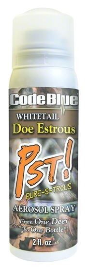 Picture of Code Blue OA1126 PST! Whitetail Doe Estrous, Aerosol Spray, 2 oz