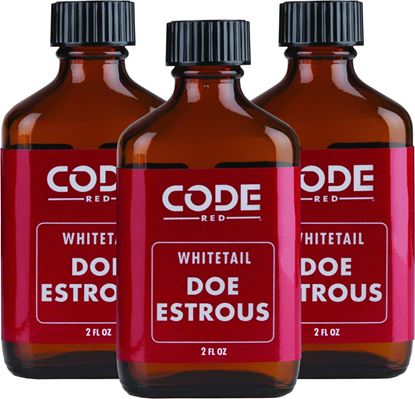Picture of Code Blue OA1325 Code Red Whitetail Doe Estrous, 2 oz, 3Pk