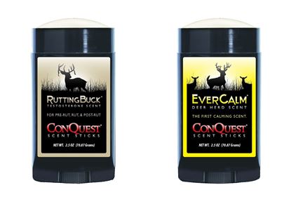 Picture of ConQuest Scents 1259 Rutting Buck Pack Incl: Rutting Buck & Ever Calm Stick Was Based Appl. Reseal Pouch