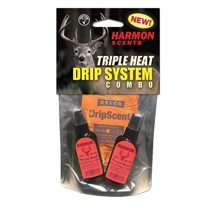 Picture of Harmon Scents CC-H-THDBK Triple Heat Drip System Combo w/Triple Heat & Dominant Buck 2x2oz Kit