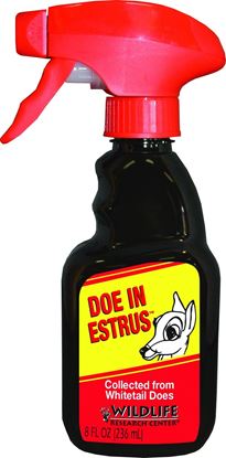Picture of Wildlife Research 82258 Doe in Estrus Attractor Scent, 8 fl oz Clam Shell Standup