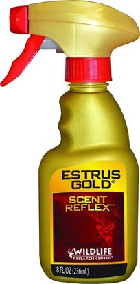 Picture of Wildlife Research 84068 Estrus Gold Synthetic Attractor Scent, 8fl oz Clam Shell Standup