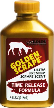 Picture of Wildlife Research 242-4 Golden Scrape Attractor Scent,, Time Release Formula, 4 fl oz