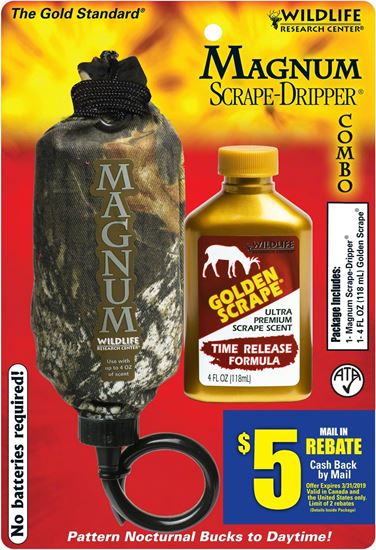 Picture of Wildlife Research 386 Magnum Scent Dripper/ 4 FL OZ Golden Scrape (Time Release Formula)