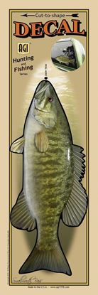 Picture of Bones BOP2500 Outdoors Profile Decal, 4.5" x 11", Smallmouth Bass