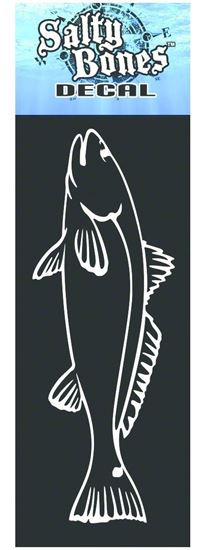 Picture of Salty Bones BP2477 Decal, Redfish-White Transfer