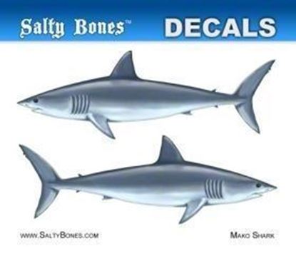Picture of Salty Bones BPF9448M Decal, Mini-Mako Shark