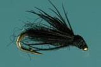 Picture of Jackson Cardinal 874-14 Nymph Fly #14, Black Soft Hackle