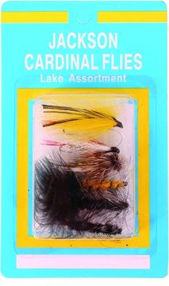 Picture of Jackson Cardinal LA Lake Fly Assortment, 6/Card