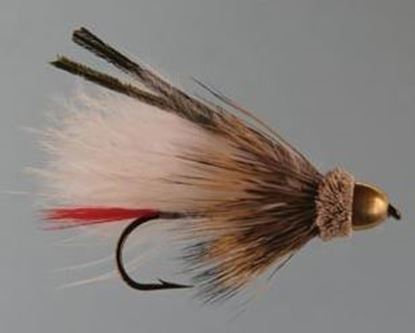 Picture of Jackson Cardinal 927-6 Streamer Fly #6, Conehead White Muddler