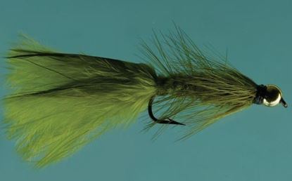 Picture of Jackson Cardinal 908-6 Wooly Bugger, #6, Beadhead Olive