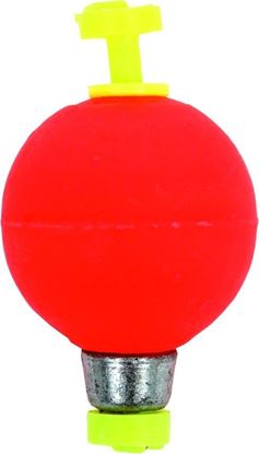 Picture of Billy Boy B20W-50R Weighted Round Foam Float Snap-On 2" Red 50Bg