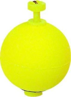 Picture of Billy Boy B20W-50Y Weighted Round Foam Float Snap-On 2" Yellow 50Bg