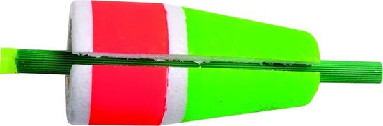 Picture of Billy Boy 90W-2RG Slotted Weighted Rattling Popping Float 2" Red/Green 12/Tray