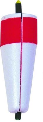 Picture of Billy Boy B80W-2RW Slotted Weighted Popping Float 2" Red/White 12Pk
