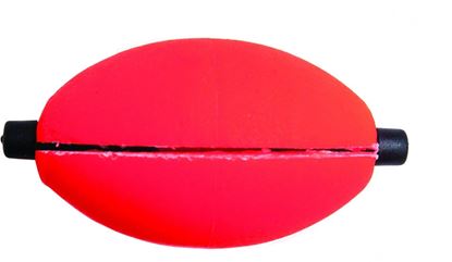 Picture of Billy Boy B0200SL-R Slotted Foam Oval Peg Floats 2" 100Pk Red