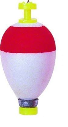 Picture of Billy Boy BP150W-50RW Weighted Pear Snap On float 1 1/2"Red/White 50Pk