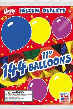 Picture of Gayla 11109 Balloons 11" Round 1Gr Bg