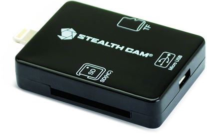 Picture of Stealth Cam STC-SDCRIOS Memory Card Reader for IOS Devices, Reads SD/SDHC/SDXC/MMC/MMC 4. 0/Micro SD/Micro SDHC