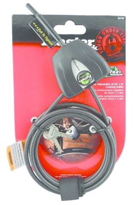 Picture of Covert 2205 Master Lock Python Security Cable 6', 3/16" Black